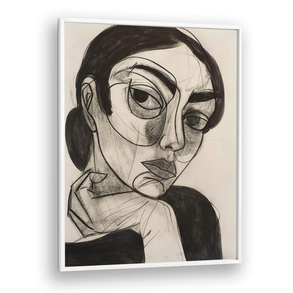 INTELECTUAL WOMAN , PORTRAITS & FIGURATIVE ILLUSTRATIONS