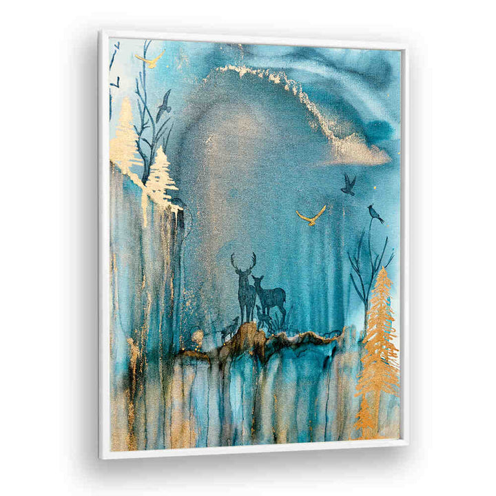 Vibrant INTO THE MYSTIC, KIDS ROOM PAINTINGS create a magical atmosphere for your child's room adventure.