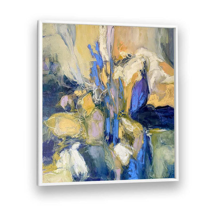 Vibrant IRISES, ABSTRACT PAINTINGS enhance modern home décor with elegance and functionality. Perfect for any space.