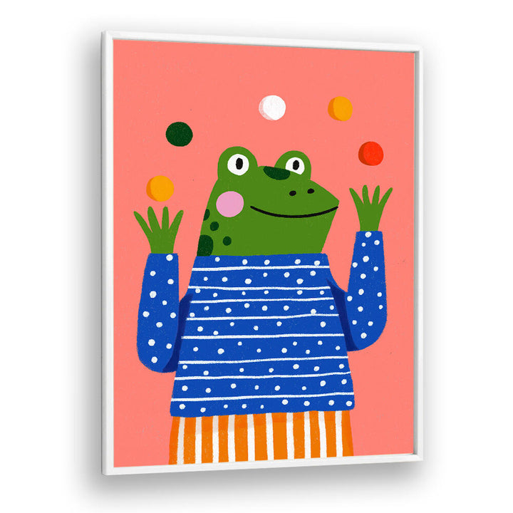 JUGGLING FROG ,KIDS ROOM PAINTINGS