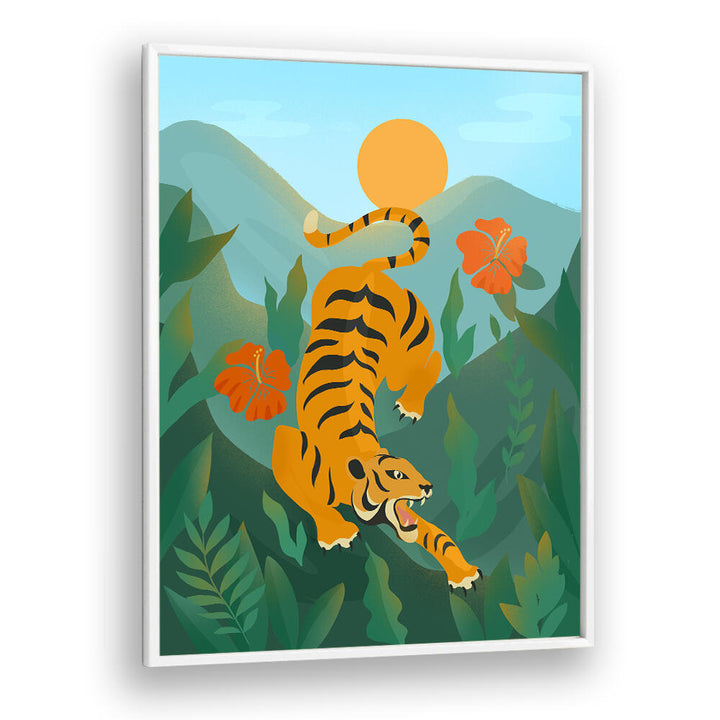 JUNGLE TIGER , KIDS ROOM PAINTINGS