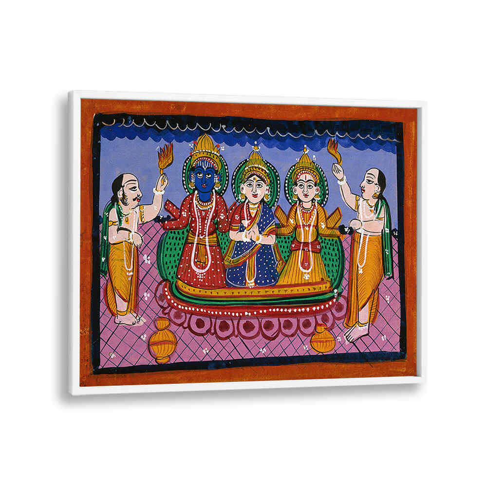 KRISHNA, RAKMINI, BALARAMA IN JAGANNATH STYLE