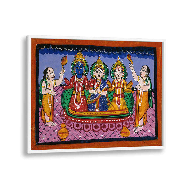 KRISHNA, RAKMINI, BALARAMA IN JAGANNATH STYLE
