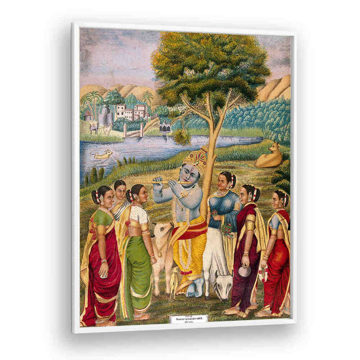 KRISHNA PLAYING THE FLUTE