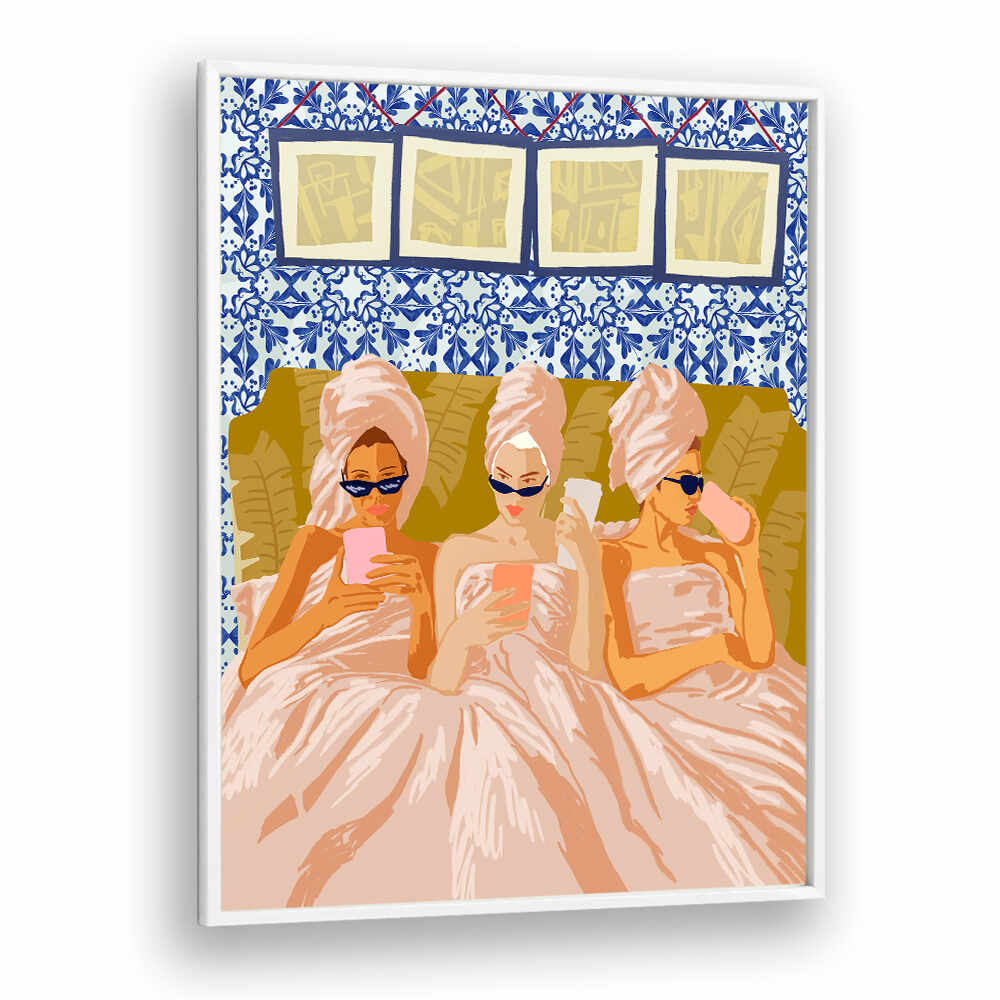 LADIES-ONLY CLUB , PORTRAITS & FIGURATIVE ILLUSTRATIONS