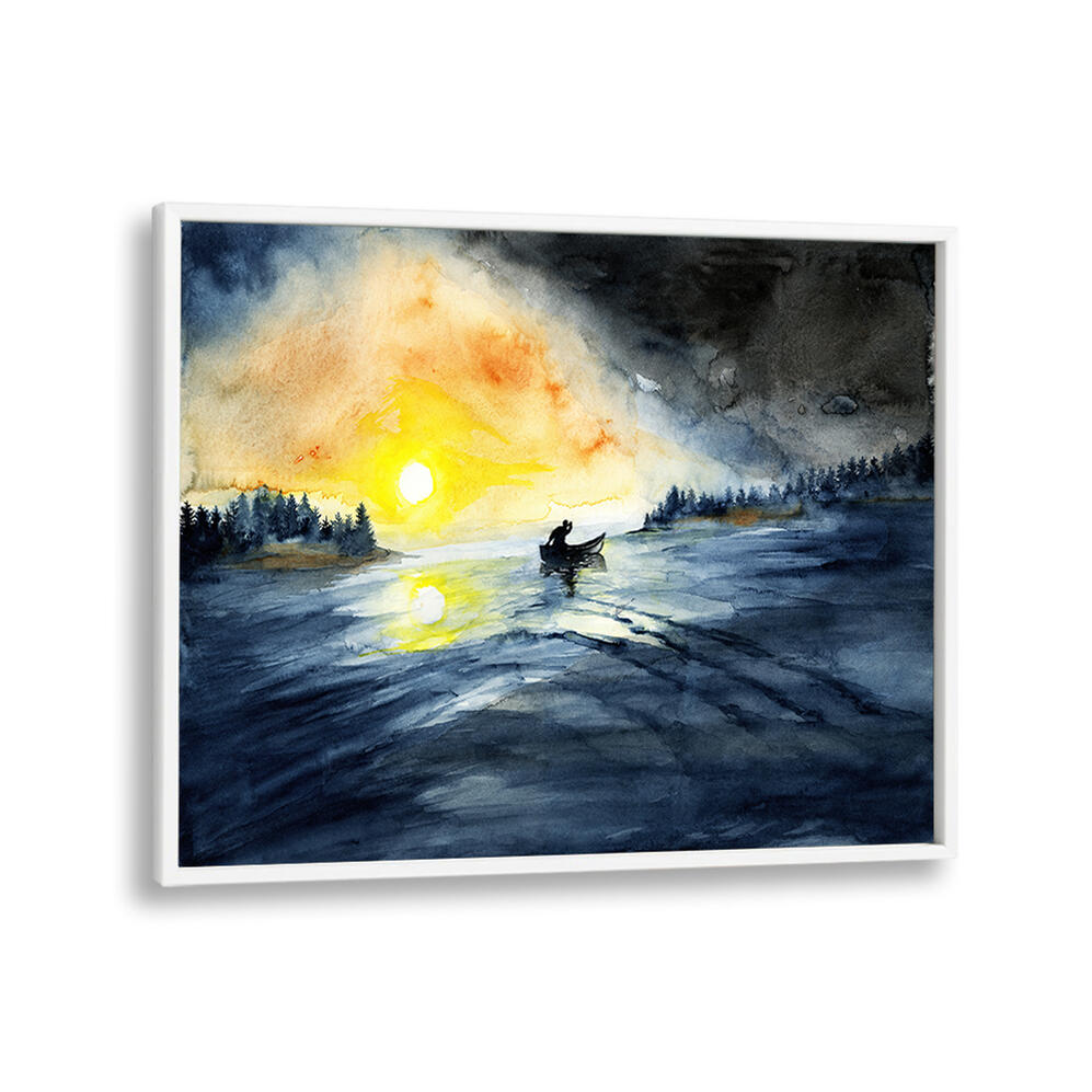 LAKE WASWANAPI , LANDSCAPE PAINTINGS