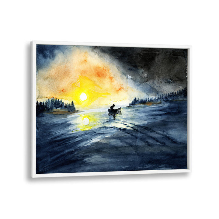 LAKE WASWANAPI , LANDSCAPE PAINTINGS