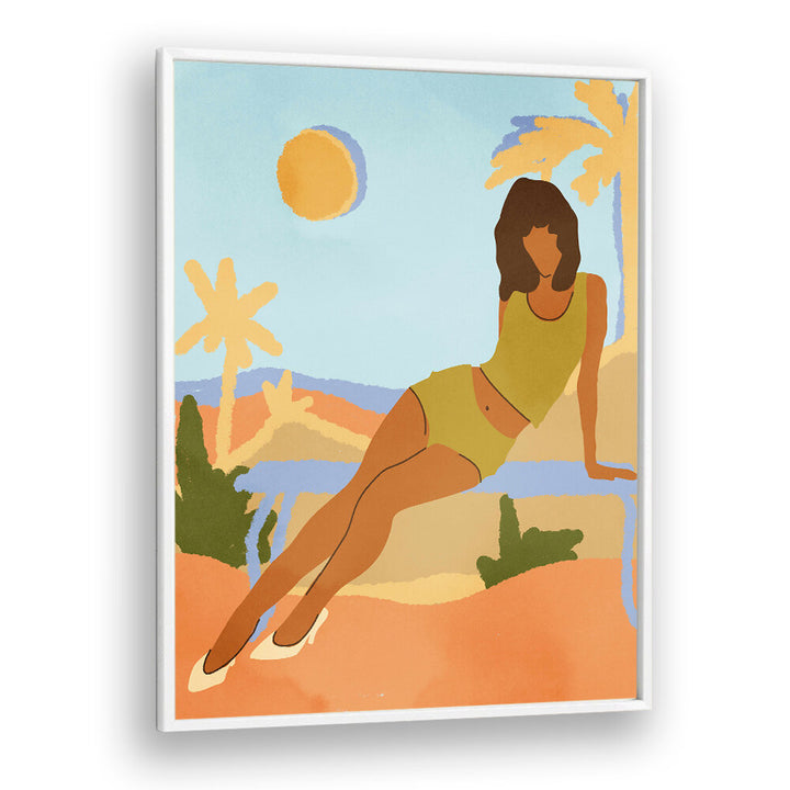 LEANING INTO THE BREEZE , PORTRAITS & FIGURATIVE ILLUSTRATIONS