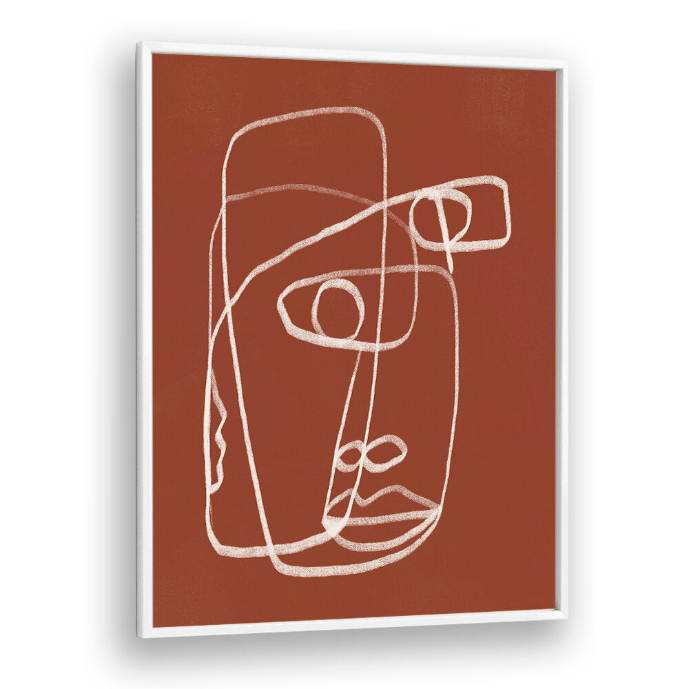 LINE ART TERRACOTTA II , LINE ART PAINTINGS