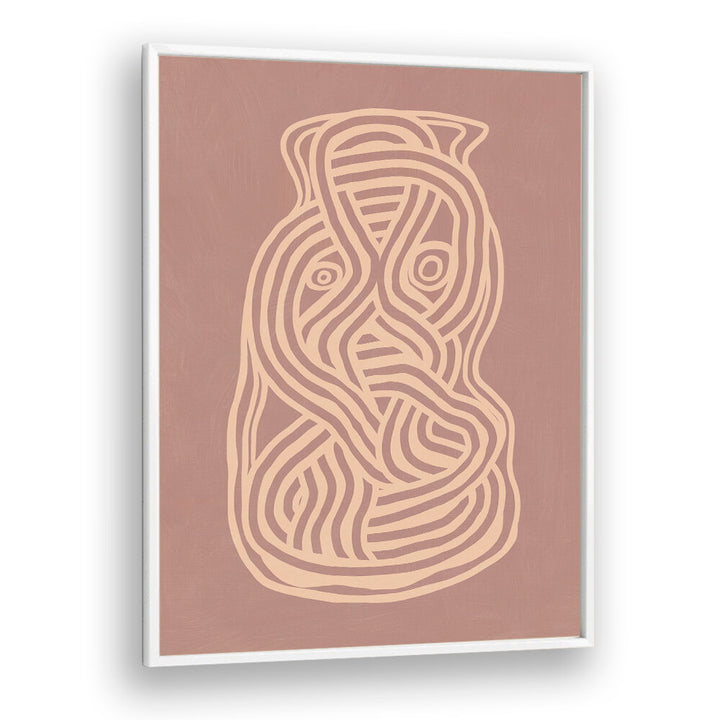 LINE ART ORGANIC SHAPE IN NUDE  ,LINE ART PAINTINGS