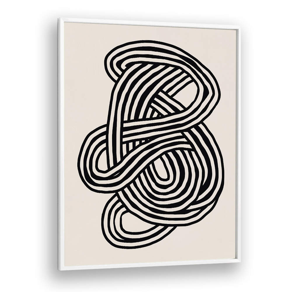 LINE ART ORGANIC SHAPE IN BLACK , LINE ART PAINTINGS