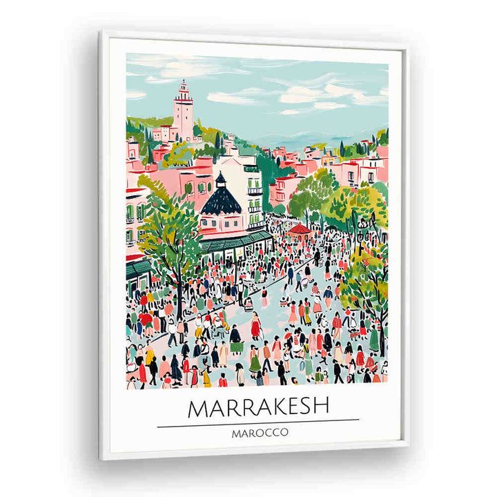 MARRAKESH - MAROCCO , TRAVEL POSTERS