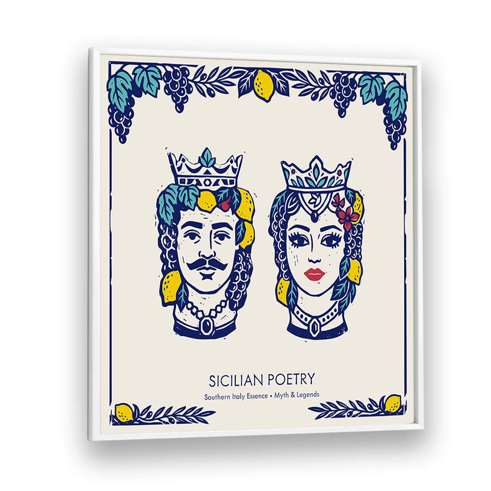 SICILIAN KING AND QUEEN