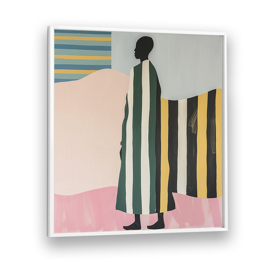 MAN IN STRIPES , PORTRAITS & FIGURATIVE ILLUSTRATIONS