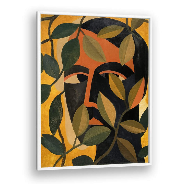 MAN IN THE LEAVES, PORTRAITS & FIGURATIVE ILLUSTRATIONS