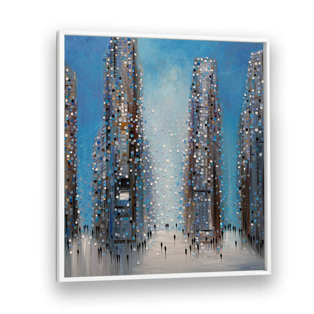 MIDTOWN LIFE , MODERN IMPRESSIONISM PAINTINGS