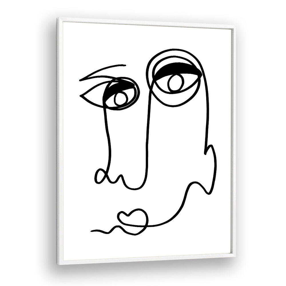 MINIMAL ABSTRACT FACE ART