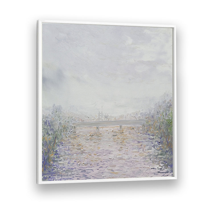 MISTY RIVER LANDSCAPE
