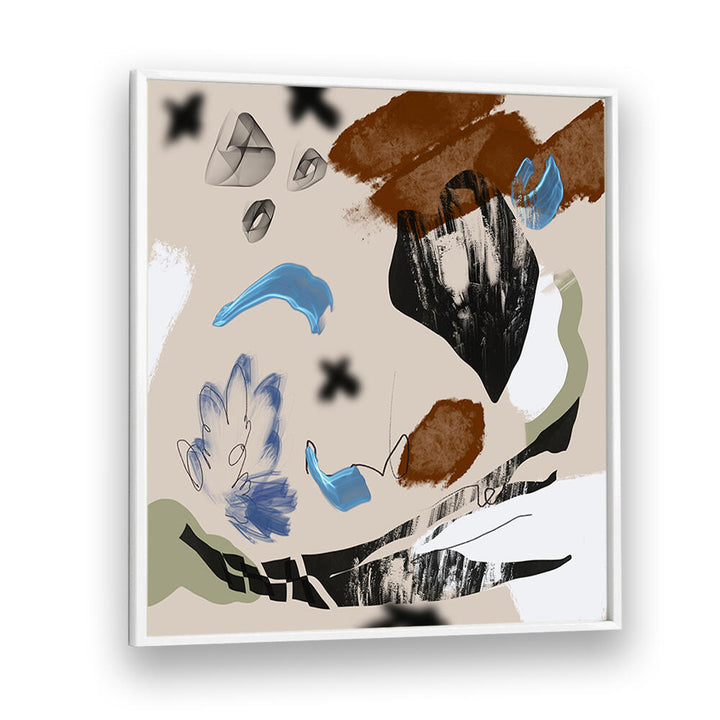 MIXED MEDIA COMPOSITION , ABSTRACT PAINTINGS