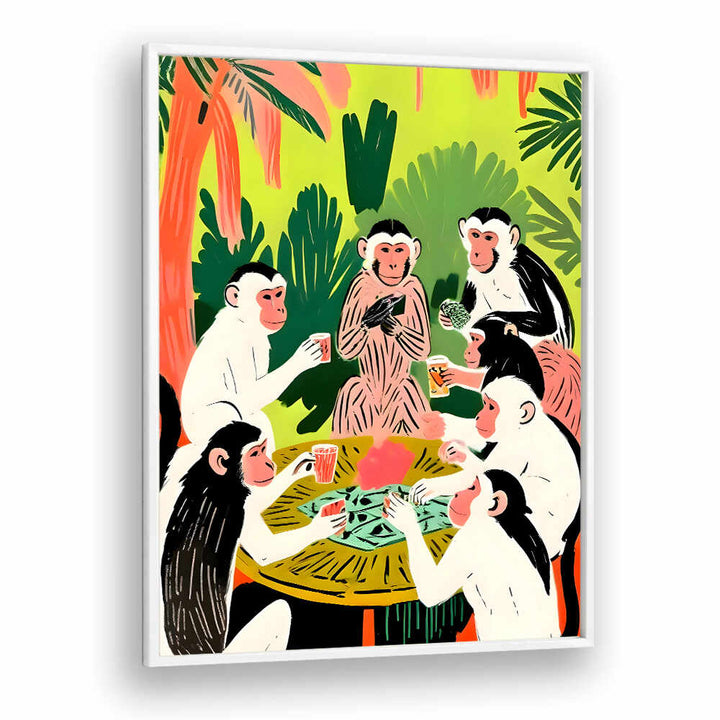 MONKEY POKERR , ANIMAL PAINTINGS