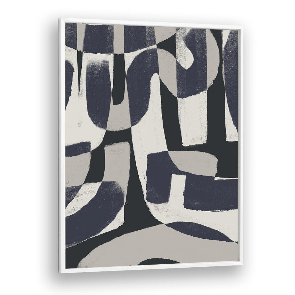 MONOCHROME ABSTRACT FORMS , ABSTRACT PAINTINGS