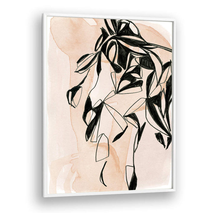 MONOCHROME LEAVES , ORGANIC FORMS