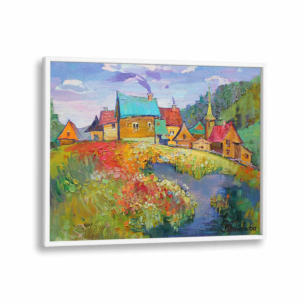 MOUNTAIN CARAVAN , LANDSCAPE PAINTINGS