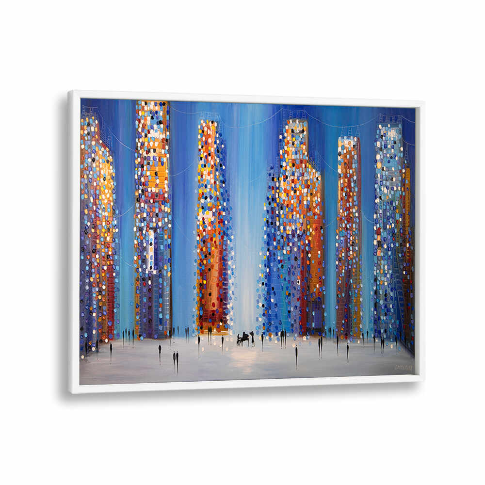 MUSIC IN THE CITY , MODERN IMPRESSIONISM PAINTINGS