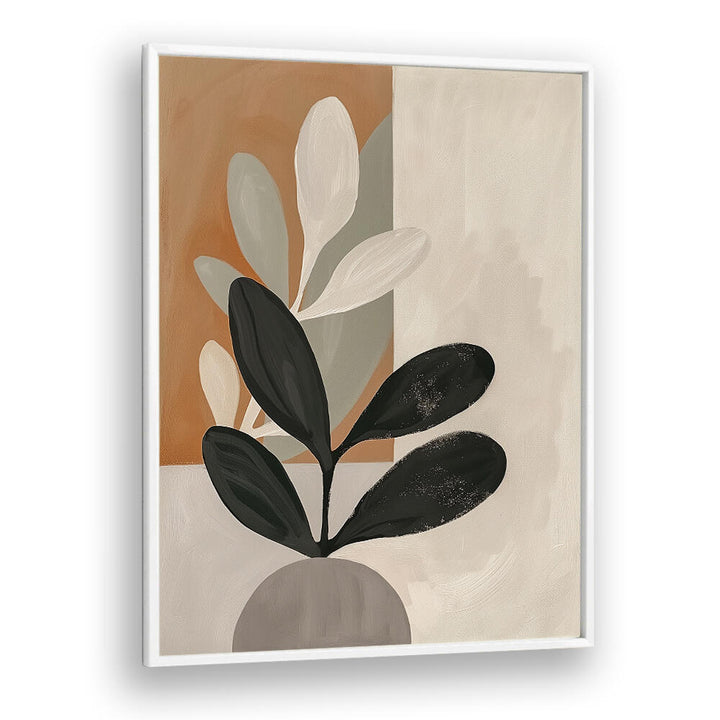 NEUTRAL ELEGANCE , FLORAL FLOWER PAINTINGS