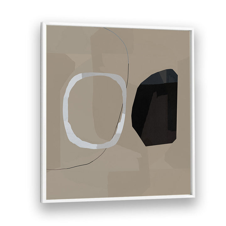 Minimalist artwork in neutral tones, part of NEUTRAL SHAPES II, ABSTRACT PAINTINGS collection for modern elegance.