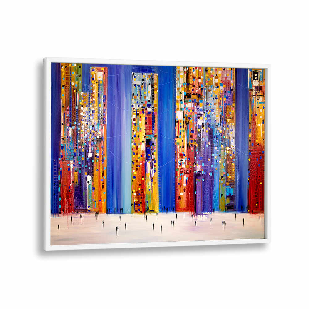 NIGHT STREETS , MODERN IMPRESSIONISM PAINTINGS