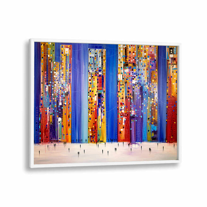 NIGHT STREETS , MODERN IMPRESSIONISM PAINTINGS