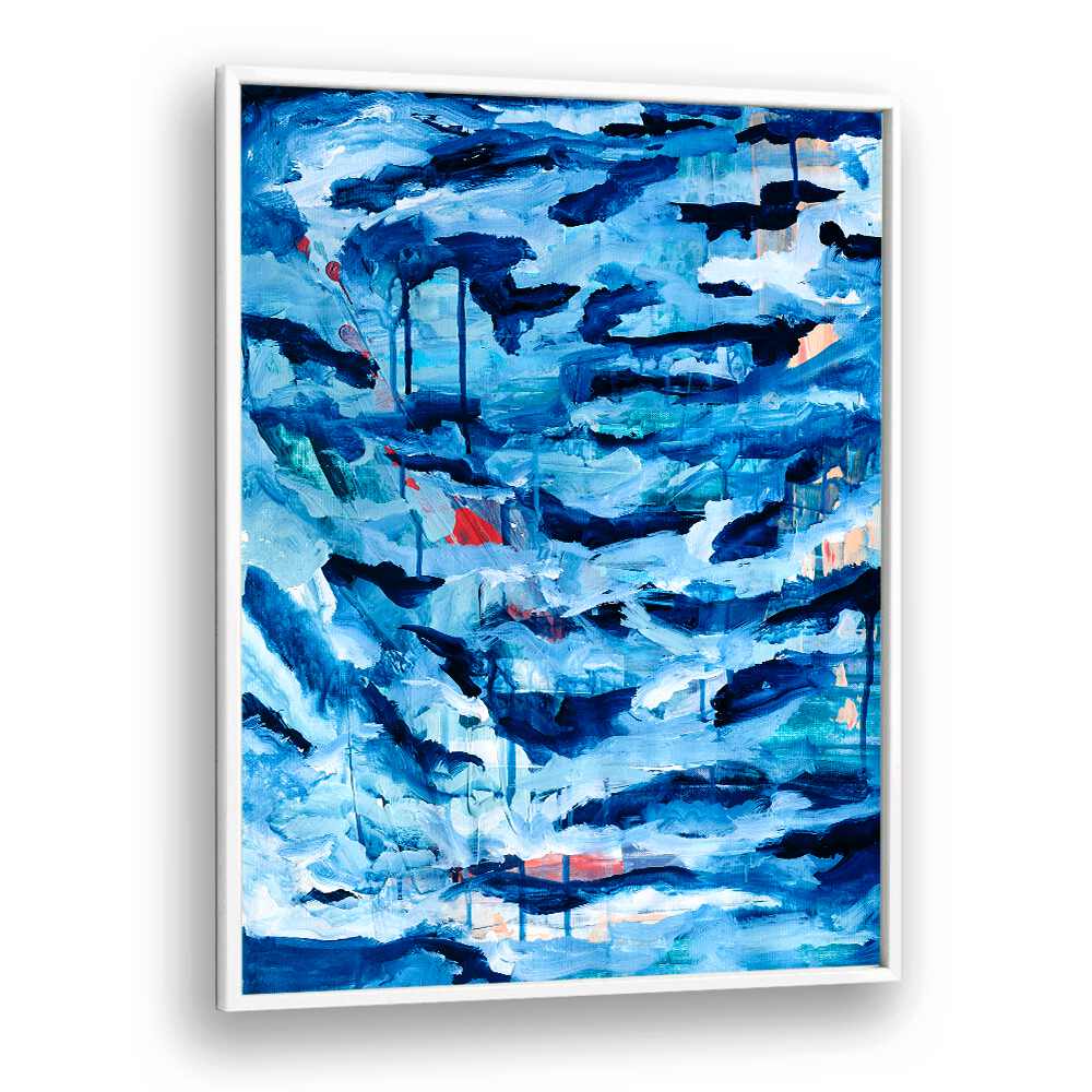 Northern Winter, abstract paintings showcasing serene winter landscapes for modern decor. Perfect for transforming spaces.