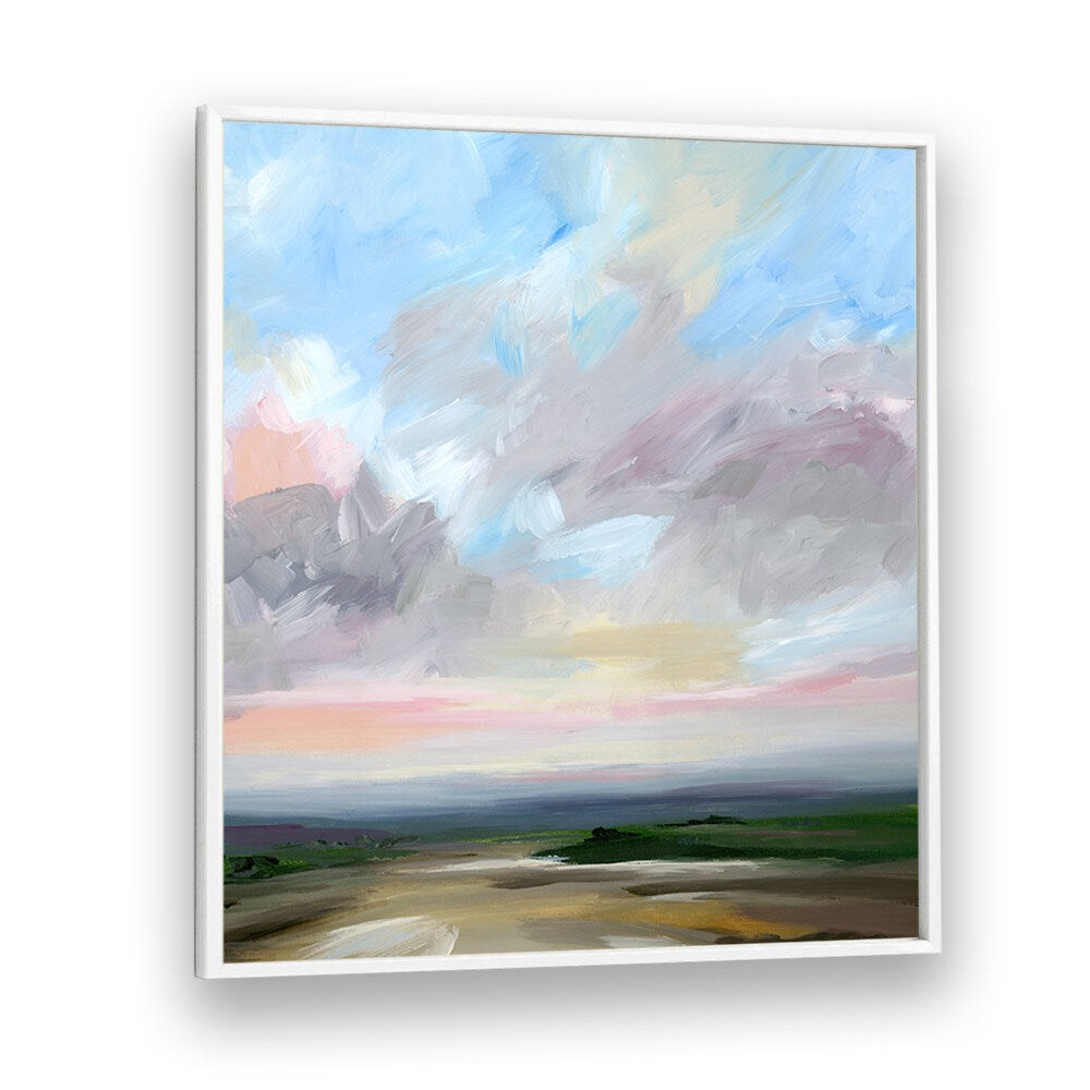 Vibrant OPEN ROAD, ABSTRACT PAINTINGS capture the essence of adventure and freedom in stunning colors.
