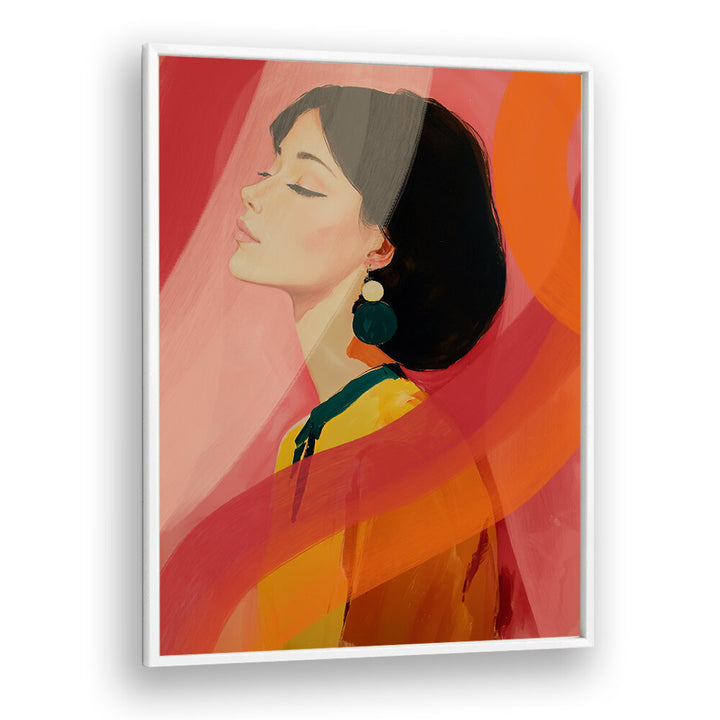 PORTRAIT ORANGE , PORTRAITS & FIGURATIVE ILLUSTRATIONS