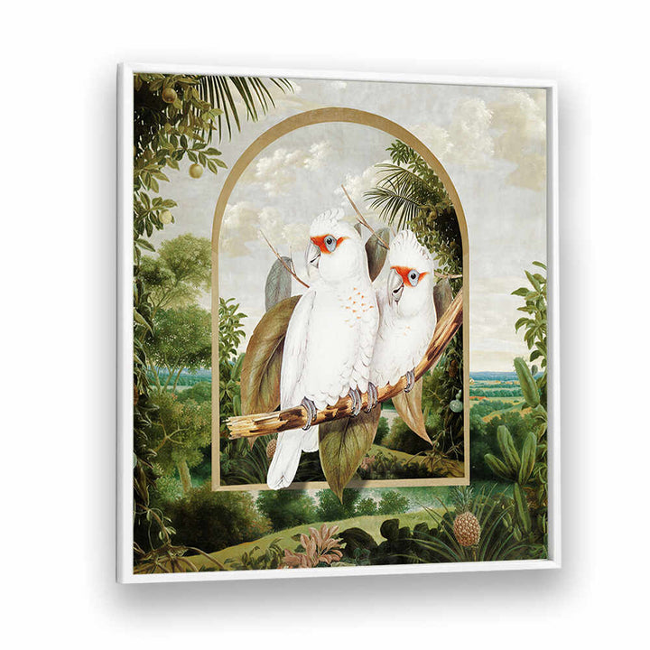 PARROTS' PARADISE II , ANIMAL PAINTINGS