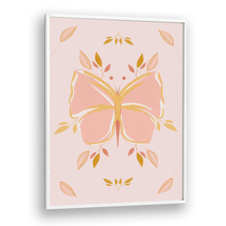 PASTEL FLORAL BUTTERFLY , KIDS ROOM PAINTINGS
