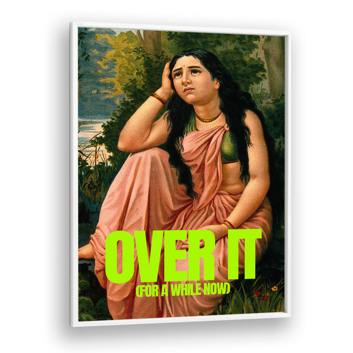 PENSIVE INDIAN WOMAN