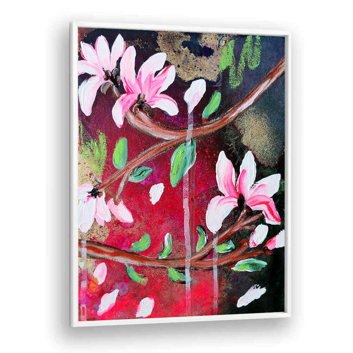 PETALS IN BLOOM , FLORAL FLOWER PAINTINGS