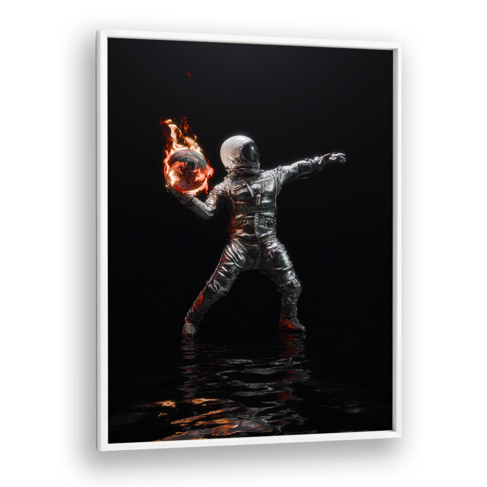 PLANET THROWER , SURREAL ART PRINTS