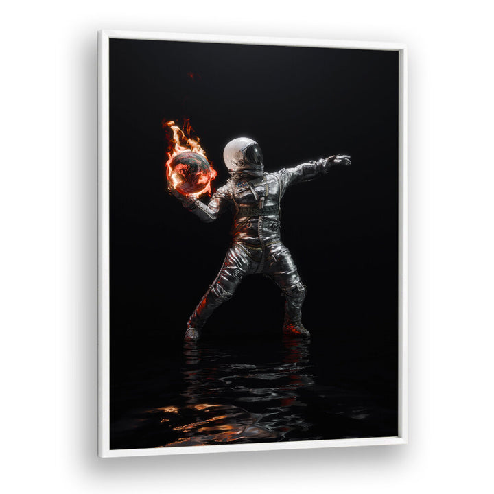 PLANET THROWER , SURREAL ART PRINTS