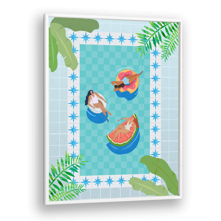 POOL PARTY , TRAVEL POSTERS