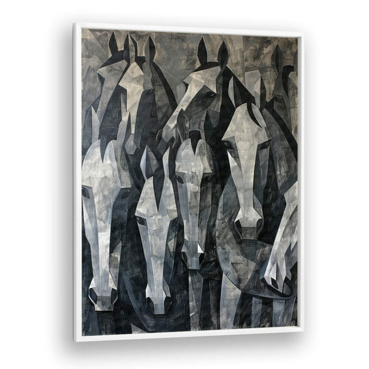 HORSE POSTER XVII , ANIMAL PAINTINGS