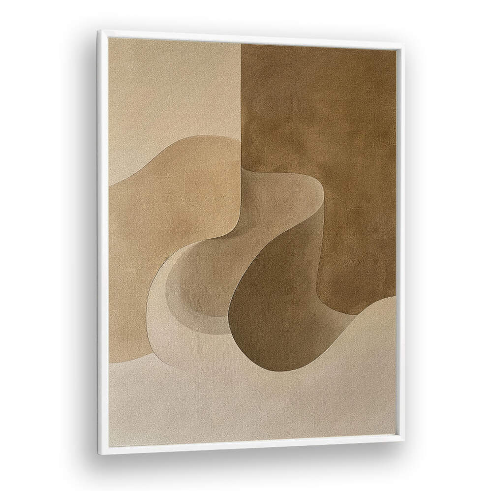 POSTER CANVAS BEIGE ABST XII , ABSTRACT PAINTINGS