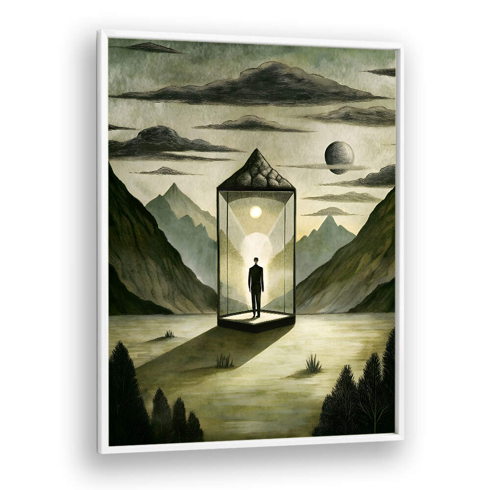 PRISM OF SOLITUDE , SURREAL ART PRINTS
