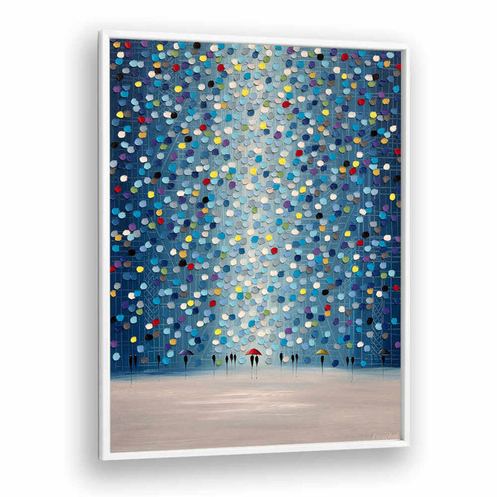RAINDROP CONFETTI , MODERN IMPRESSIONISM PAINTINGS