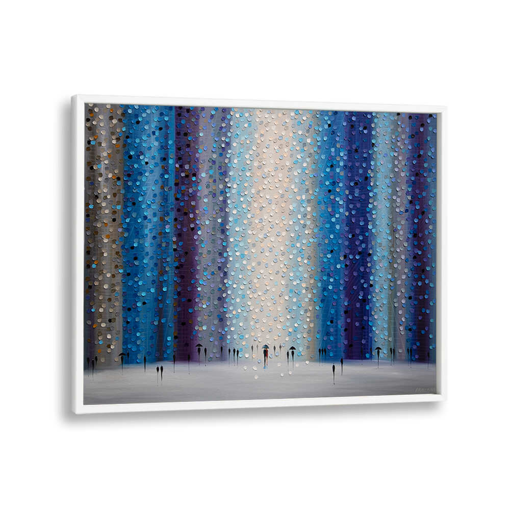 RAINY CITY FOR US , MODERN IMPRESSIONISM PAINTINGS