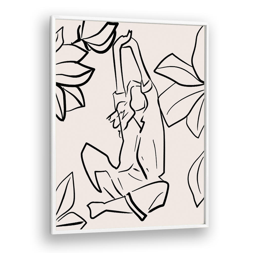 REACHING SERENITY , LINE ART PAINTINGS