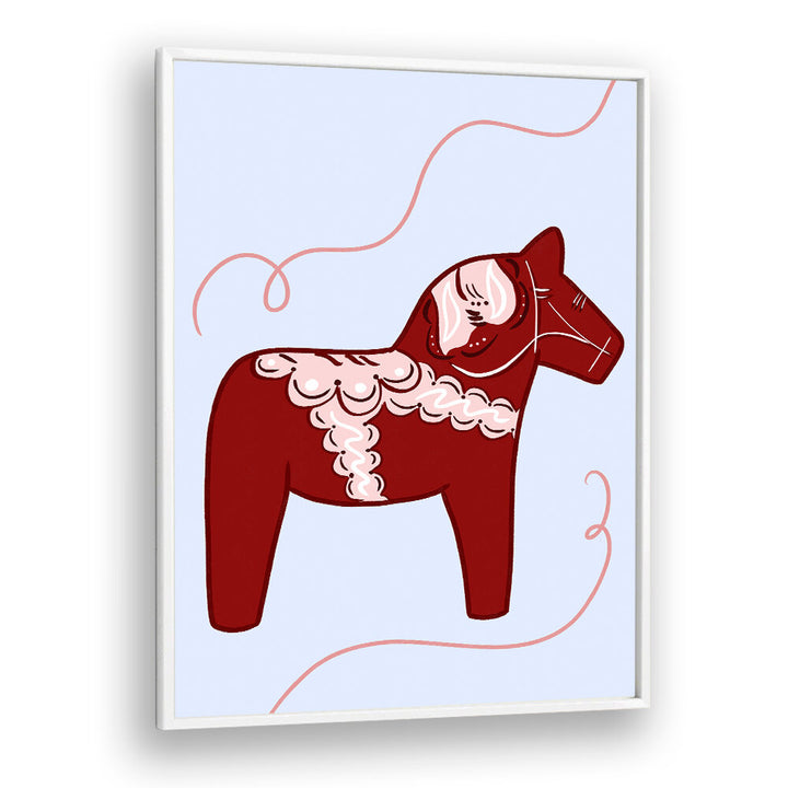 RED HORSE WHIMSY , KIDS ROOM PAINTINGS