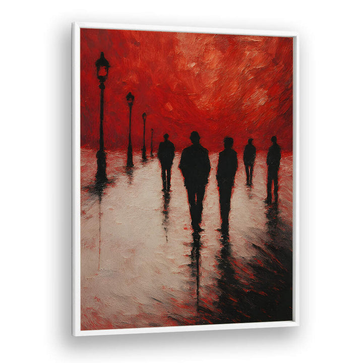 RED LAKE OF ECHOES , EXPRESSIONISM PAINTINGS